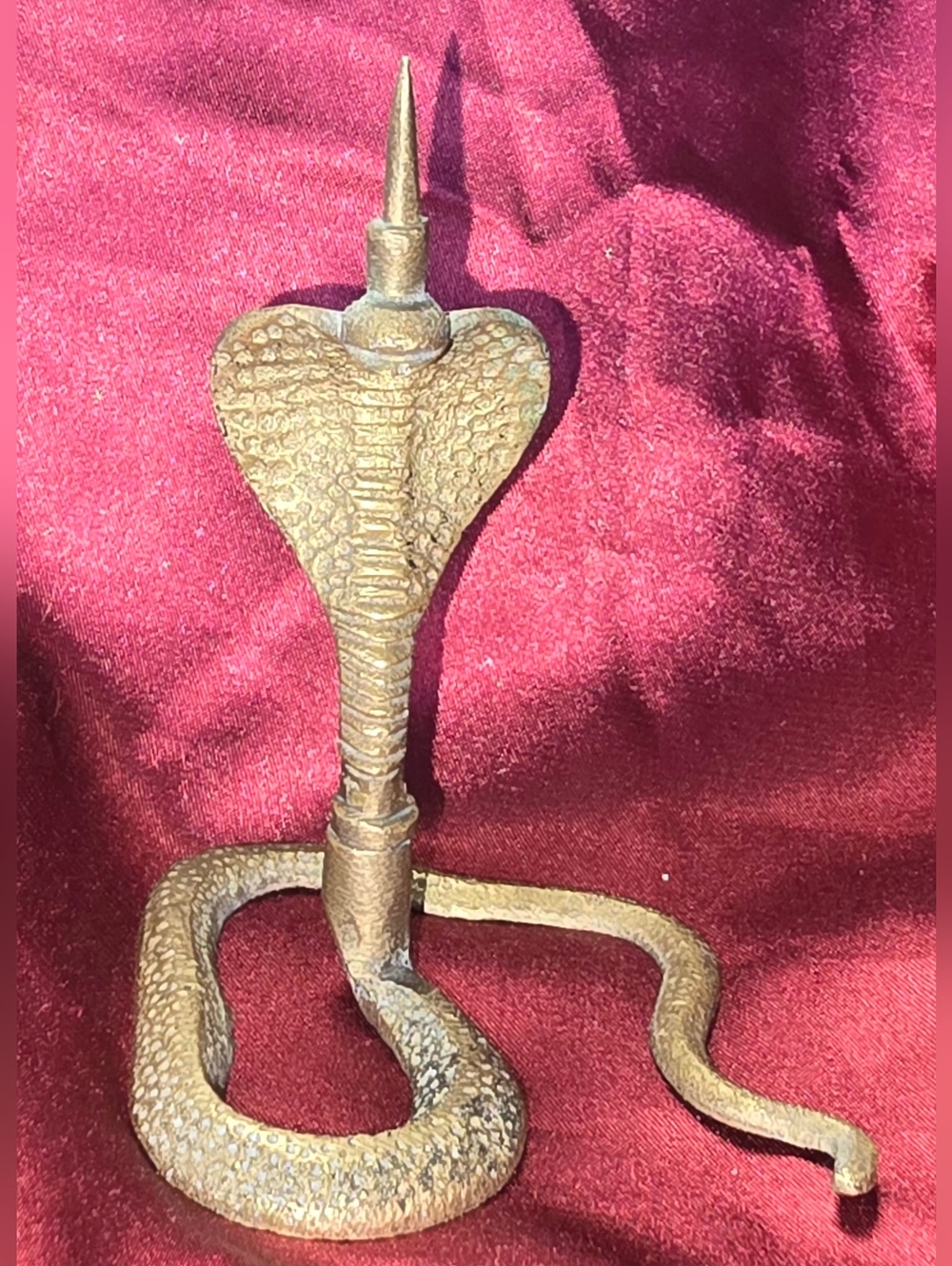 Brass Cobra Snake Incense Holder
